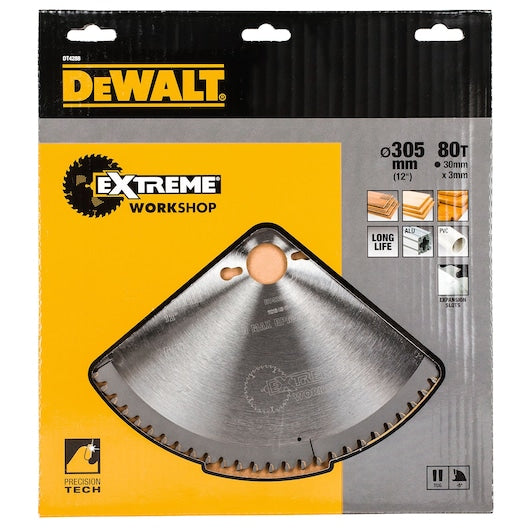 DT4288-QZ Extreme 305x30mm 80T - Primica Tools