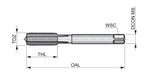 E100 Käsikierretappi HSS DIN352 - Primica Tools