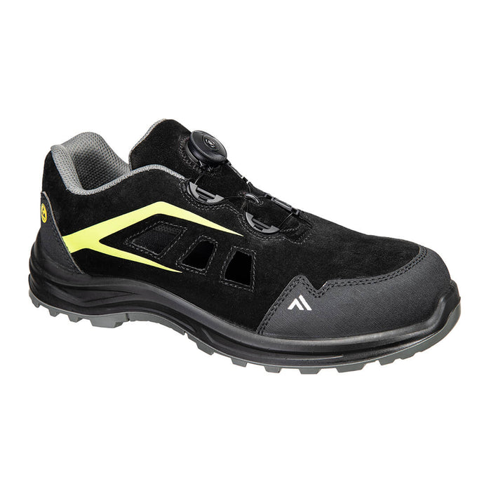 Portwest FE06 Composite Turva Sandaali S1 ESD SR FO  Musta/vihreä