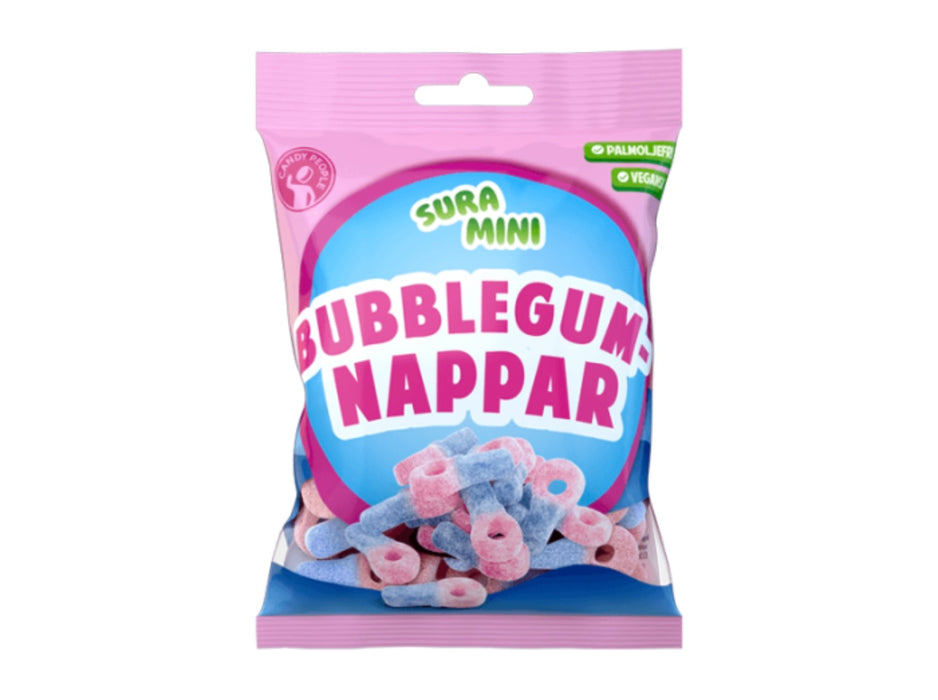 Candy People Sura Mini Bubblegum Nappar 70g