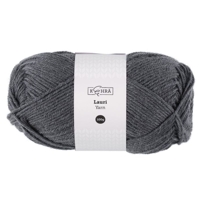 Kehrä Neulelanka Lauri tummanharmaa 100 g