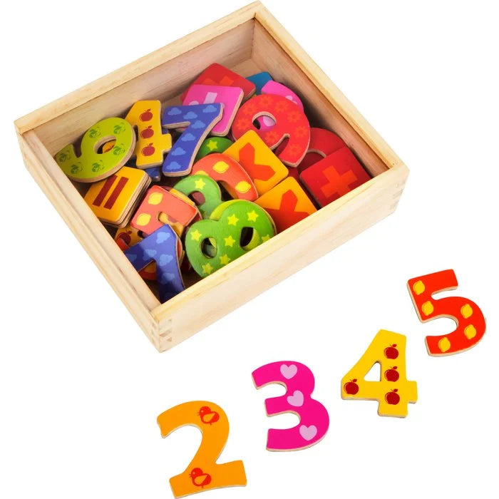 Colorful magnetic numbers