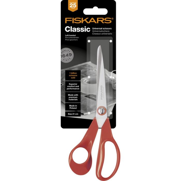 Fiskars Classic Vasenkätiset yleissakset 21 cm