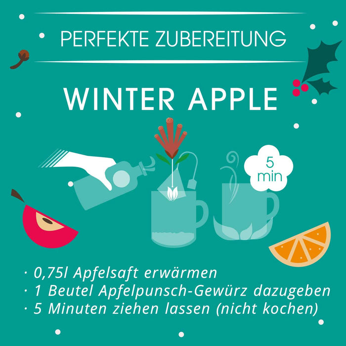 ETS - Äppelpunsch Krydda "Winter Apple", EKO, 7 pyramidpåsar