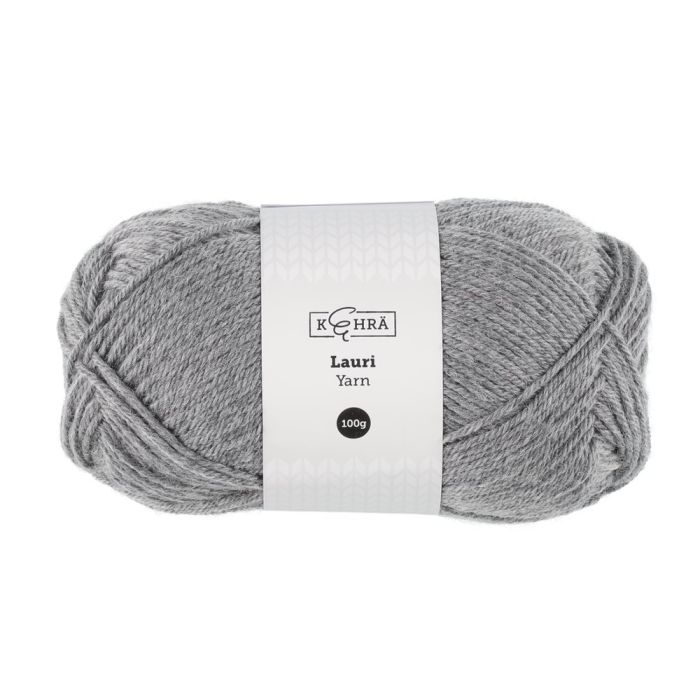 Kehrä Neulelanka Lauri harmaa 100 g
