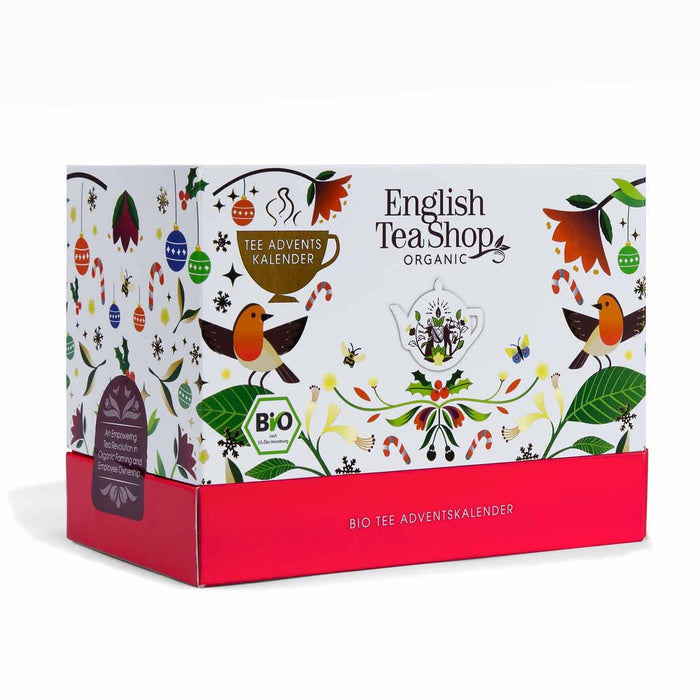 ETS - BIO Te Adventskalender 2025 "Christmas Countdown" vit, 25 tepåsar