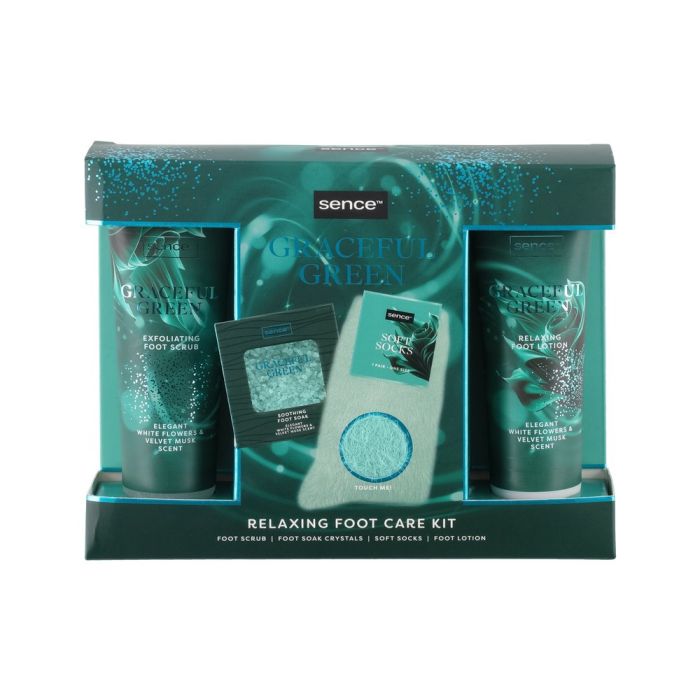 Sence Lahjapakkaus jalkahoito 4 os Night deluxe Graceful Green