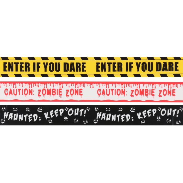 Festi Halloween varoitusnauha 6,5 cm x 9 m