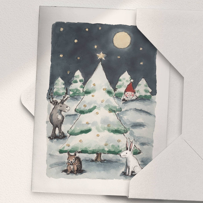 Jul under stjärnhimmel