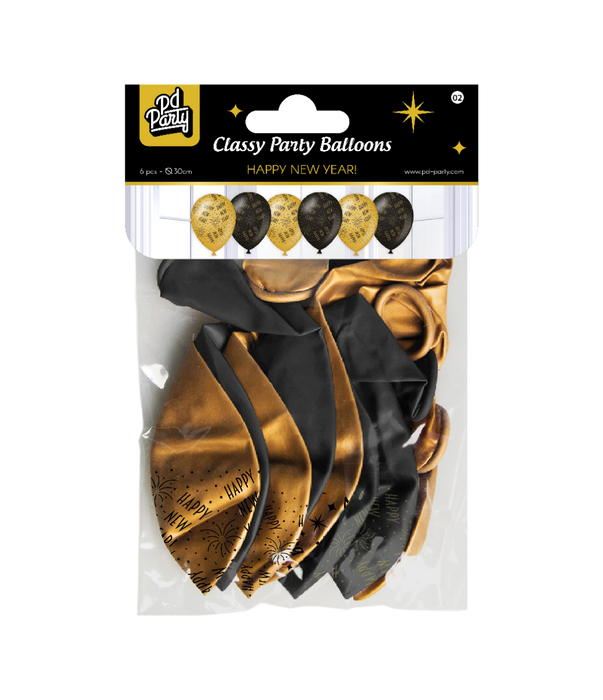 Snygga festballonger - Gott nytt år