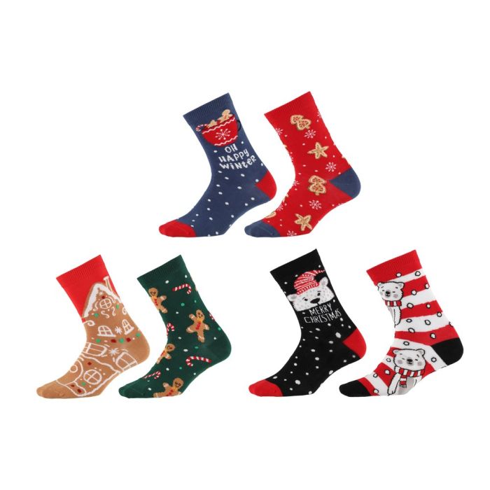 Winteria Sukat Colorcool Joulu Hauskat parit 36/41