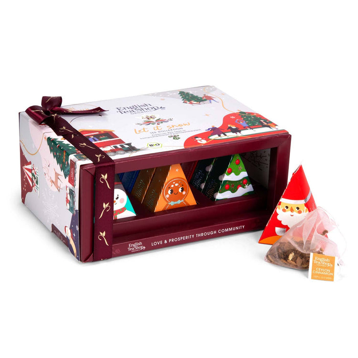 ETS - Tesgåva "Let it snow", EKO, 12 pyramidpåsar