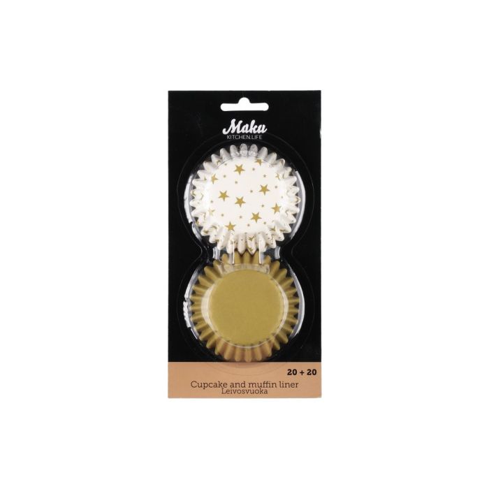 Maku Kitchen life Leivosvuoka 40 kpl kulta