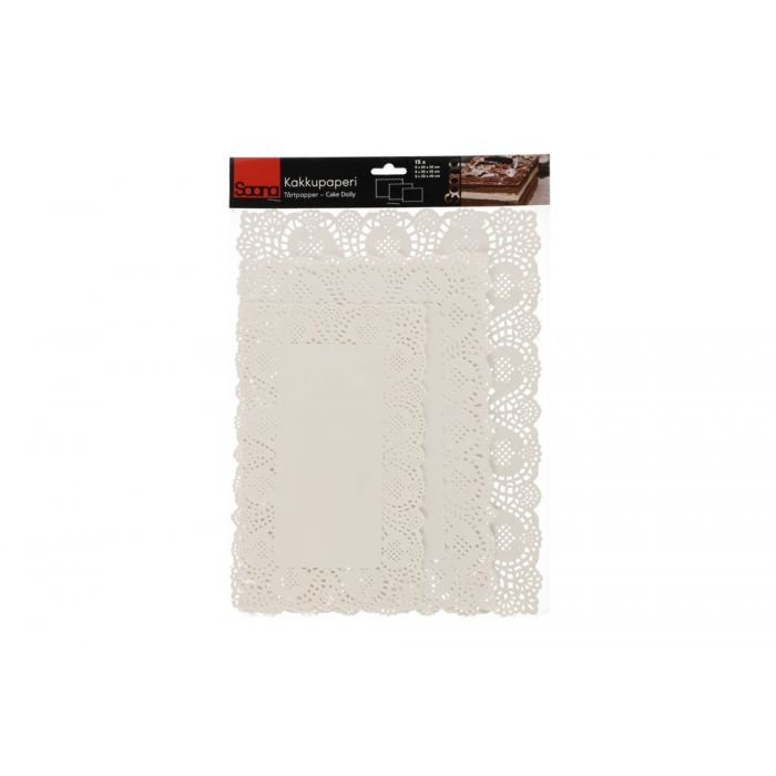 Saana Kakkupaperi suorakaide 15 kpl 3 kokoa