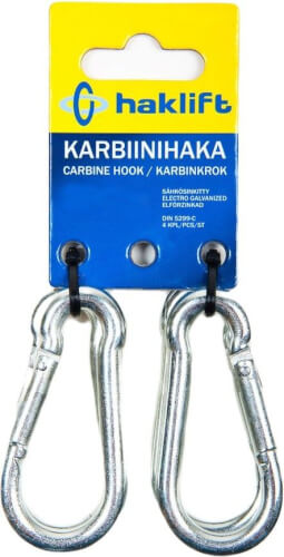 Karbiinihaka 70 x 7 mm | IP-pakattu | Pakkauskoko 4 kpl