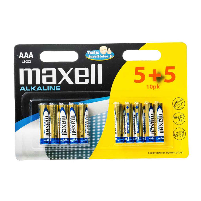 Maxell AAA LR3 5+5-pack
