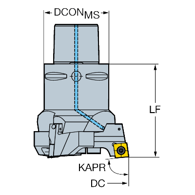 BR30-97CC12F-C8 Kolmiteräinen CoroBore® BR30 -rouhinta-avarrin - Primica Tools