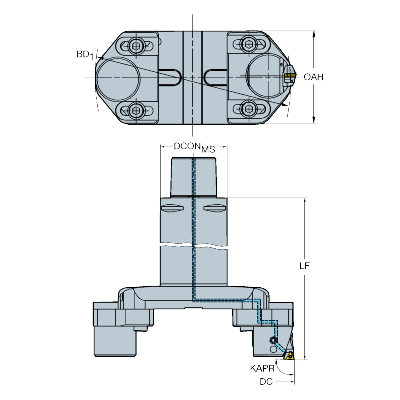 825L-265TC11-C8 CoroBore® 825 XL, kevyt hienoavarrin - Primica Tools