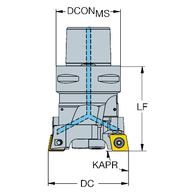 BR20-45CC09F-C3 Kaksiteräinen CoroBore® BR20 -rouhinta-avarrin - Primica Tools