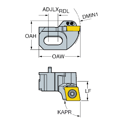 BR20-AB-CC06F-10 Luistisarja CoroBore® BR20 -avartimeen - Primica Tools