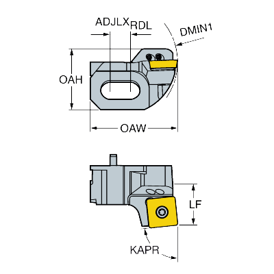 BR20-HA-SP12Y-22 Luistisarja CoroBore® BR20 -avartimeen - Primica Tools
