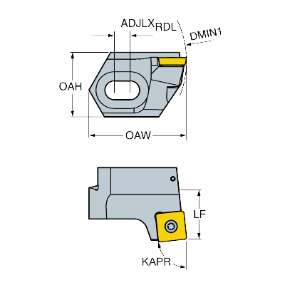 R820G-AR24SSYP12 CoroBore® BR30 -avartimen luisti - Primica Tools